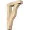 Ekena Millwork Funston Block Rough Sawn Bracket w/ Offset Brace, Douglas Fir, 6"W x 22"D x 34"H BKT0604X22X34FST05RDF - alternate 1